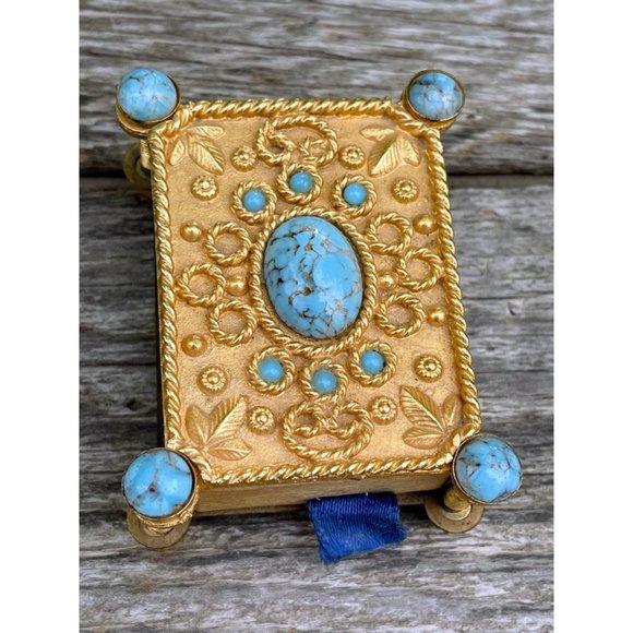 Vintage Lenwile Ardalt Porcelain Glass Jewel Vanity Set Box Match safe Trays - Picture 9 of 16